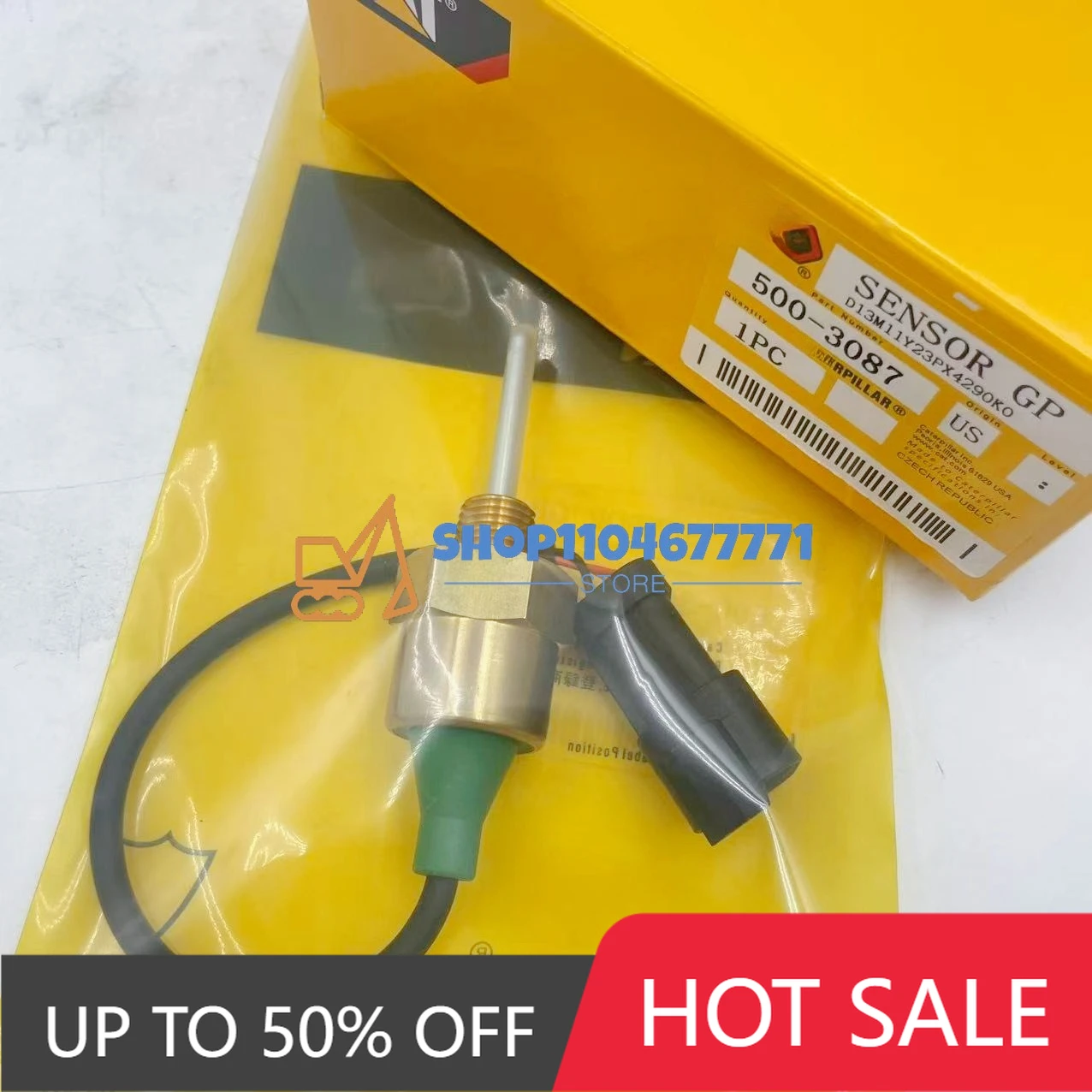 

2042518/5003087/204-2518/500-3087 для E3516B/3516C Датчик уровня воды C12/C18/C32 Детали экскаватора Датчик двигателя Датчик