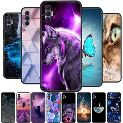 For Tecno Spark 8P 2021 6.6 inch Phone Cases Soft TPU Back Cover For Tecno Spark 8P 8 P Cute Cartoon Fashion Painted Shell Bag