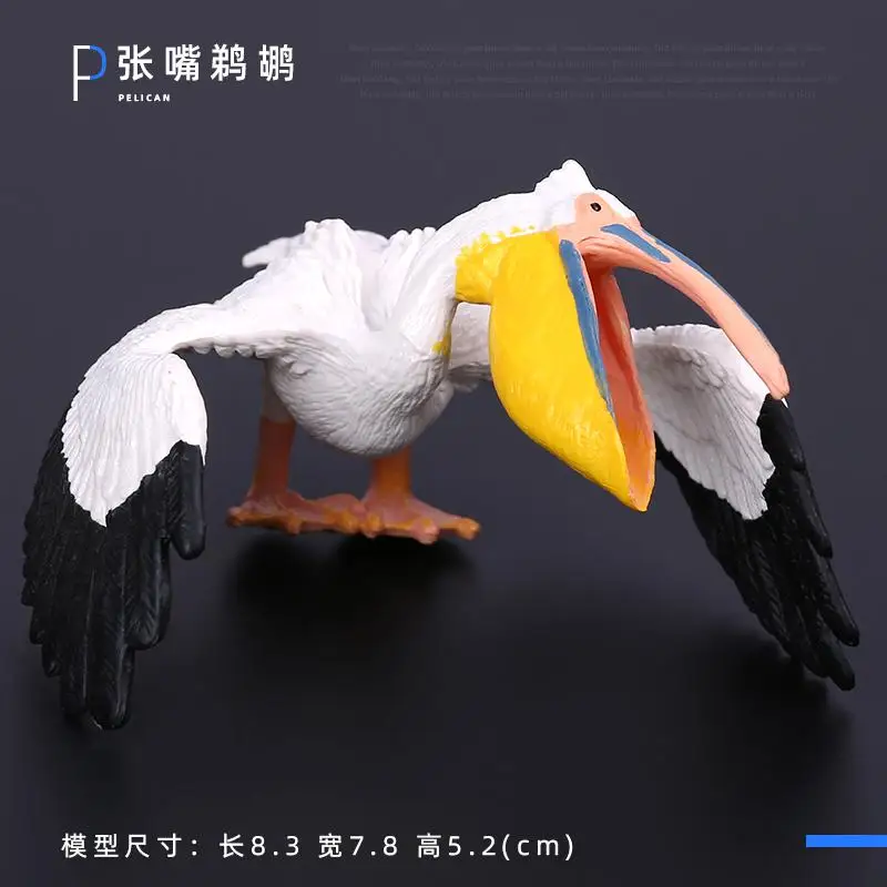 Simulatie Dierenfiguren Ooievaar Adelaar Turkije Actiefiguur Dierenbeeldjes Bosfamilie Plastic Vogels Speelgoed Kindergeschenken Dierentuin