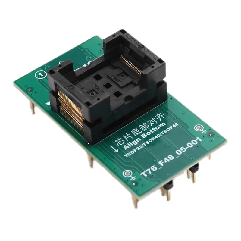 Novo-para programador xgecu t76: tsop32/tsop40/tsop48 para dip48 zif adaptador soquete (T76_F48_05-001) assento