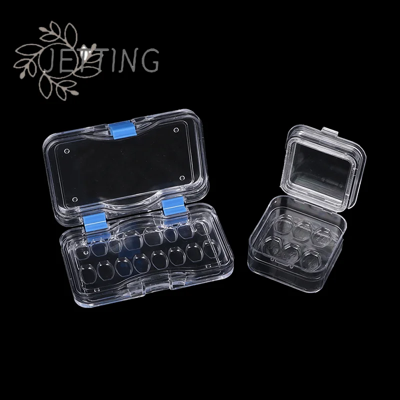 Hot 6/16Grid Dentistry Tooth Box With Film Denture Box Veneers Storage Materials Aesthetic Dentist For Dental Technician Tools