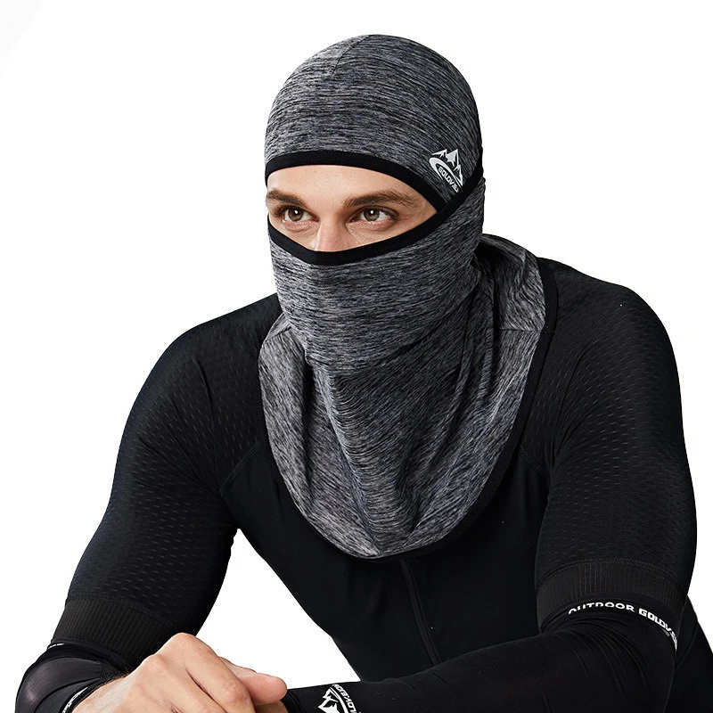 Eisseide Sonnenschutz Kopfbedeckung Radfahren und Bergsteigen Maske Multifunktionale Sport Anti-Drop Magic Kopftuch