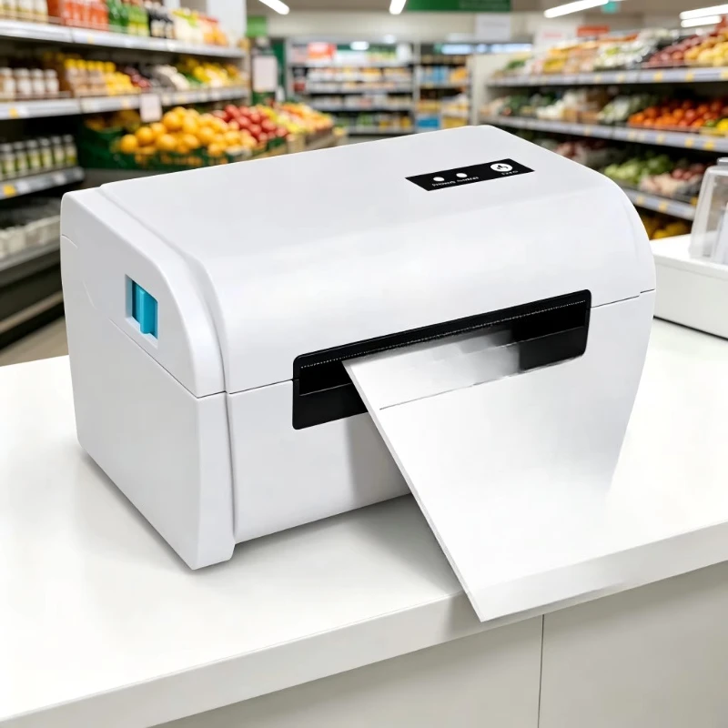 4 inch, self-adhesive address label shipping wireless bluetooth barcode thermal label printer