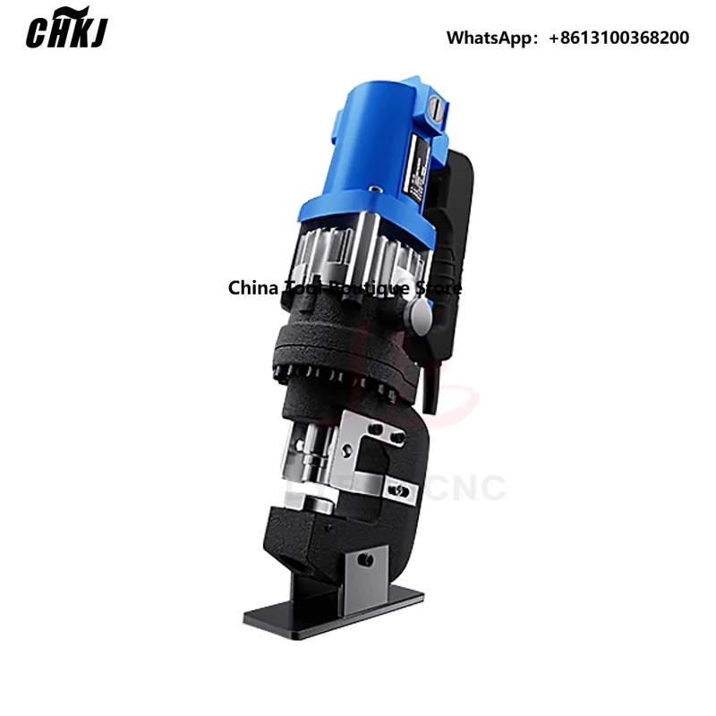 Multifunctional Electric Hydraulic Machine Portable Punching Machine C Type Steel  Beveled Angle Rounded Angle The Moveable 5cm