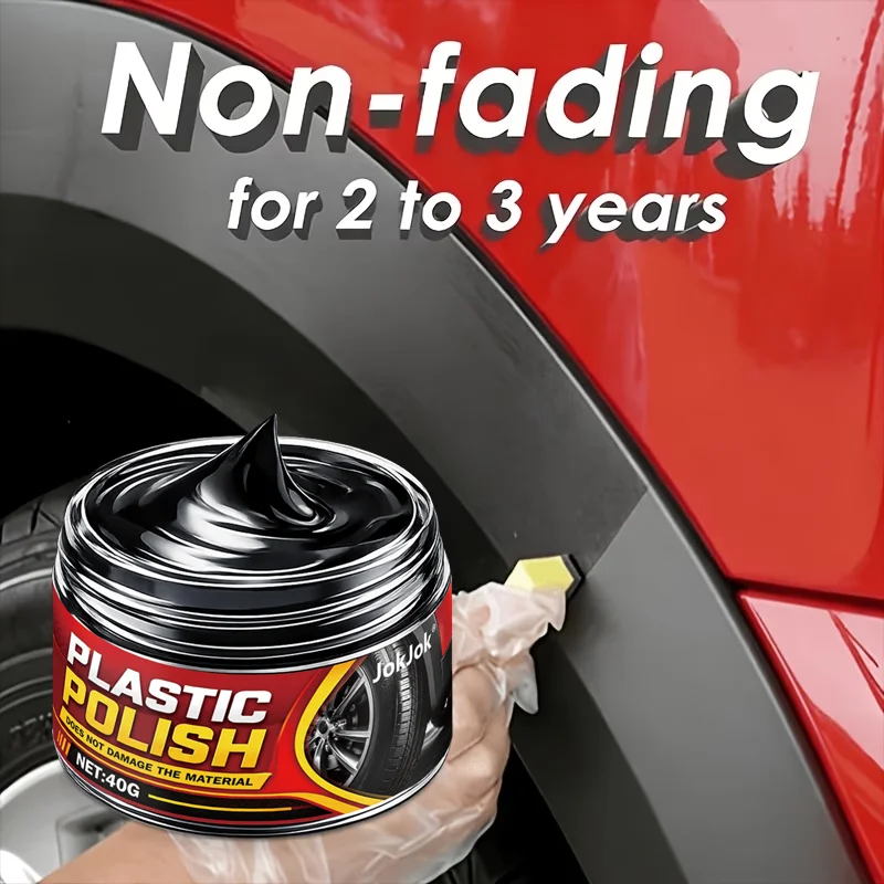 1 Piece of Tire Polishing Wax, Shiny Black, Restores Tire Shine and Enhances Tire Appearance, Prevents Car Tire Oxidation, Crack