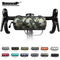 Rhinowalk Bicycle Handlebar Bag  2.4L High Visibility Reflective Bike Bag or Other Colors MTB Road Cycling Bike Frame Tube Bag