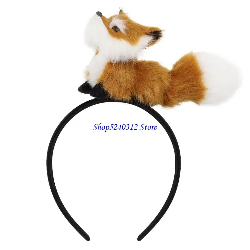 

634C Cartoon Animal Shaped Headwear Comfortable Daily Wear Hairband Hair Accessory