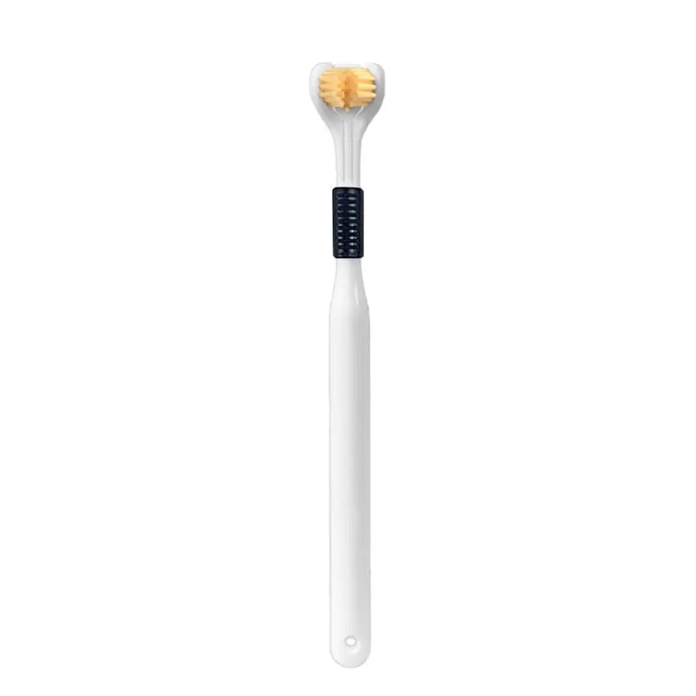 Brosse à Dents Stéréo 3D PBT Ultra Fine à Cheveux Doux pour Adulte, Soins à Trois Côtés, Grattoir à Langue, 360 °, Oral Alea A2L3