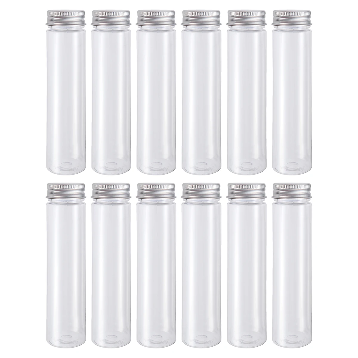 

12 PCS Lotion Bottle Plastic Test Tube Tubes Formula Dispenser Travel Sample Containers with Lids