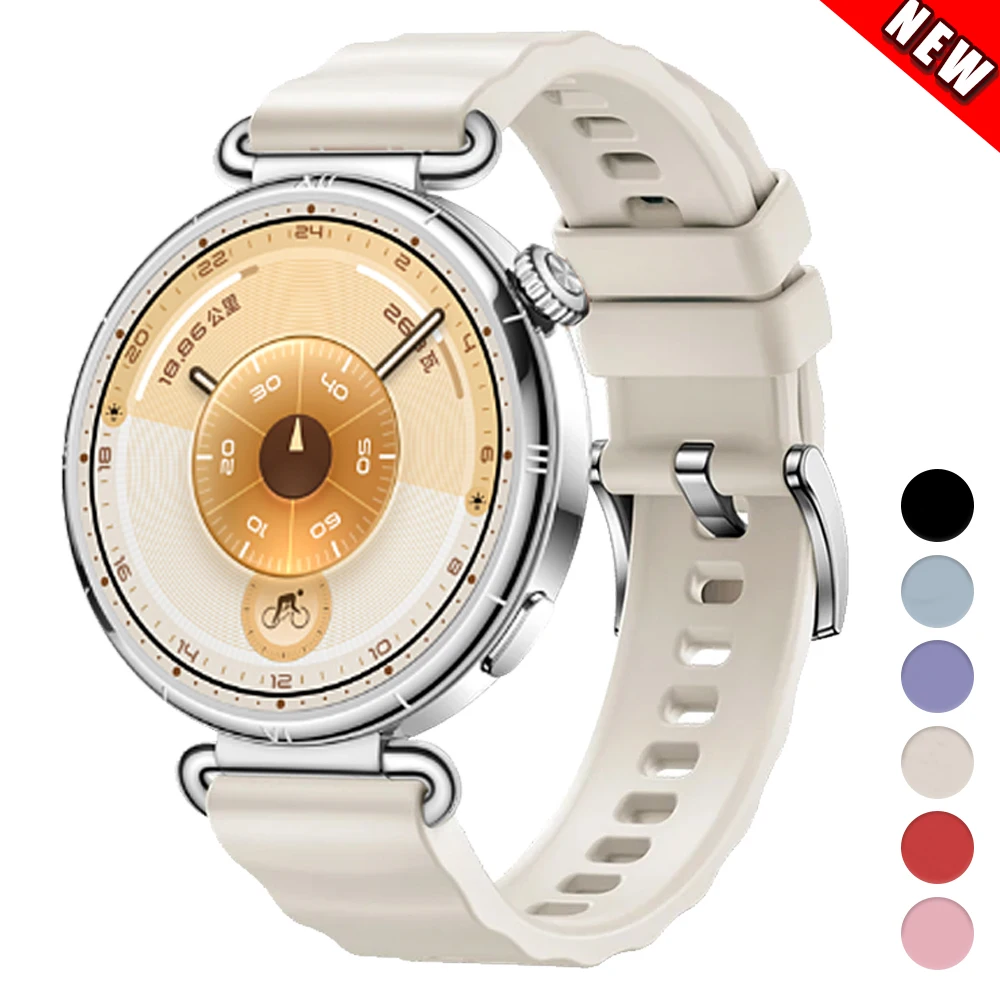 Bracelets de montre en Silicone 18mm pour montre HUAWEI GT6/GT5/GT4 41mm/GT5 Pro 42mm Bracelet pour Garmin Venu 3S/Forerunner 265S Bracelet de sport