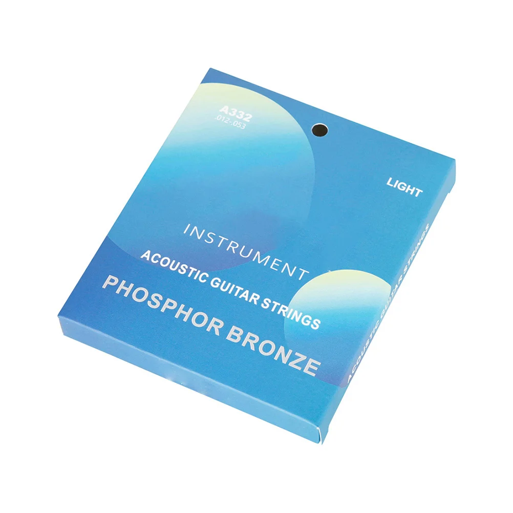 

6Pcs Acoustic Guitar String Replacement Durable Material Gentle Resonance Perfect for Musicians Guitar Parts