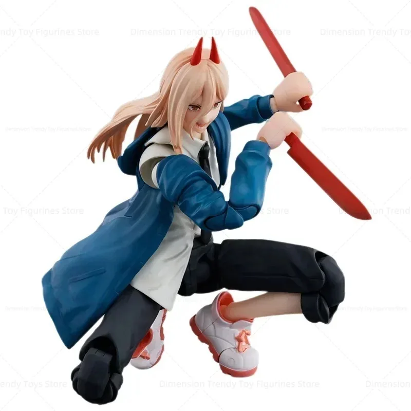 Figurka Bandai Chainsaw Man POWER S.H.Figuarts Anime, zabawka kolekcjonerska, ozdoba, prezent dla chłopców i dzieci, dostępna od ręki.