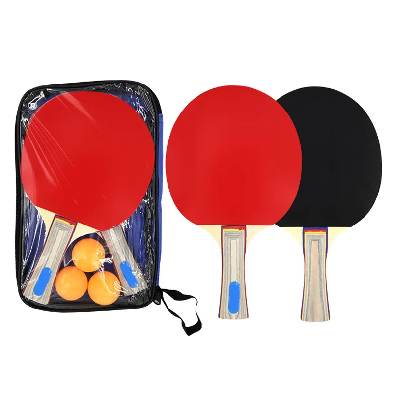 

Table Tennis Set Cheap Table Tennis Racket With Rubber Material Quality Sport Table Tennis
