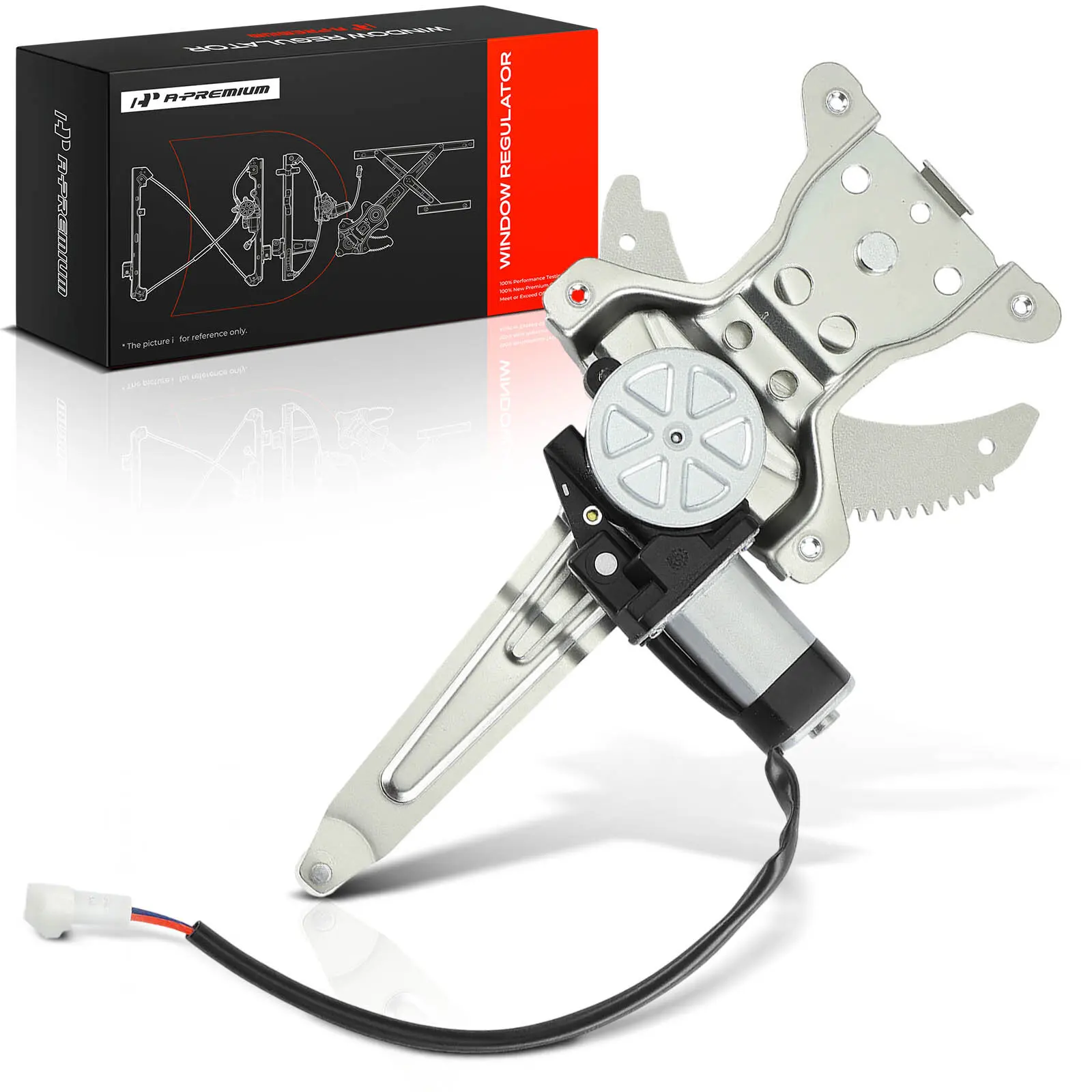 A-Premium Rear Driver Side Window Regulator with Motor for Toyota 4Runner 1996-2002