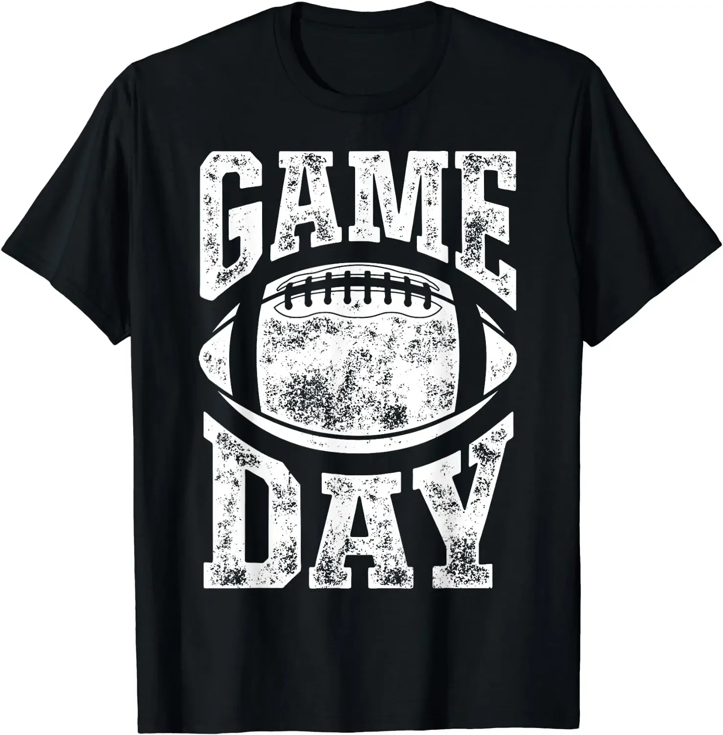 Game Day Football Throwback Design Classic T-Shirt Men Fashion T-shirt Male Casual Loose Short Sleev Tops O-neck Tees