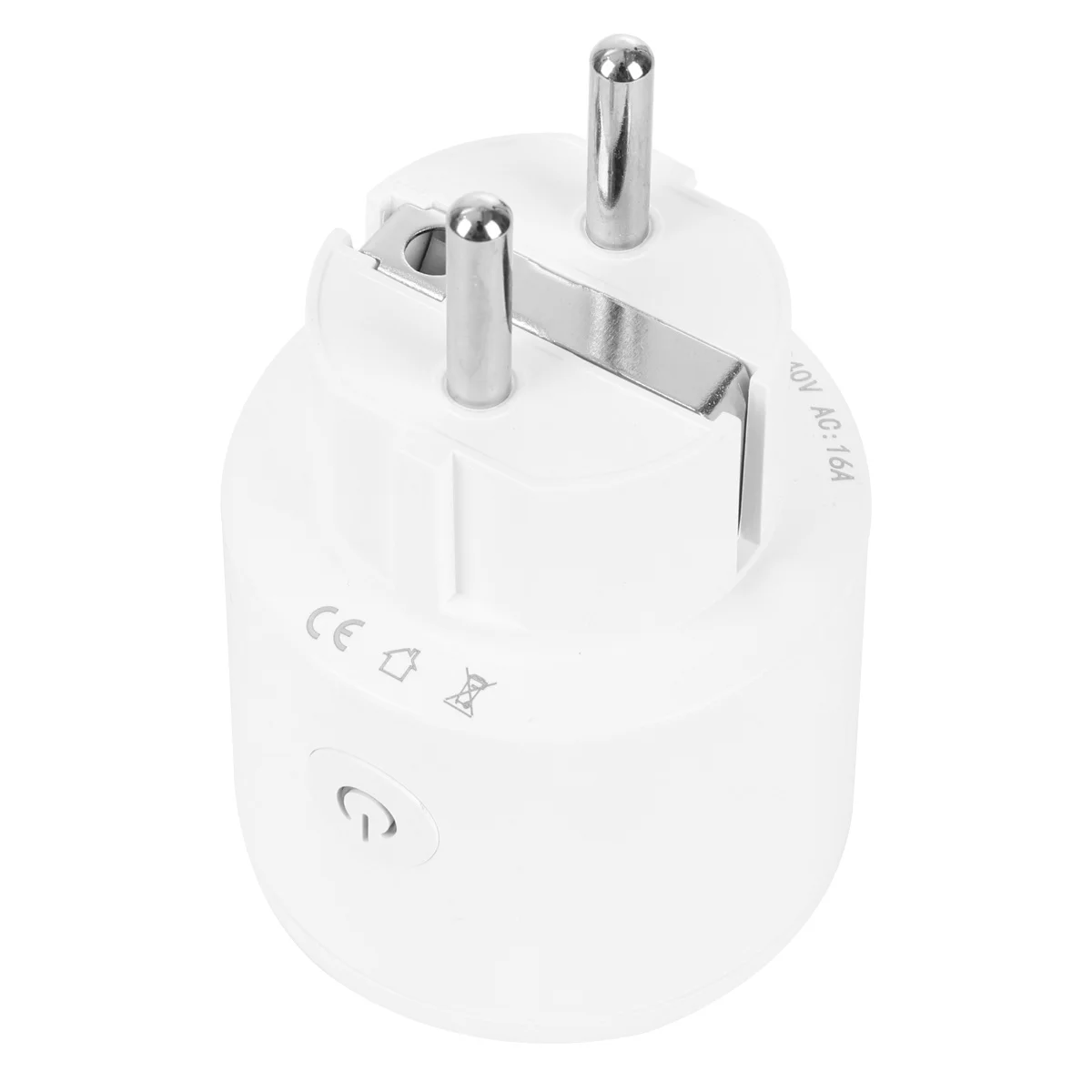 

Smart Wifi Plug Socket White Wireless Remote App Monitoring Timer Function For Lights Fans Chargers Outlet Smart
