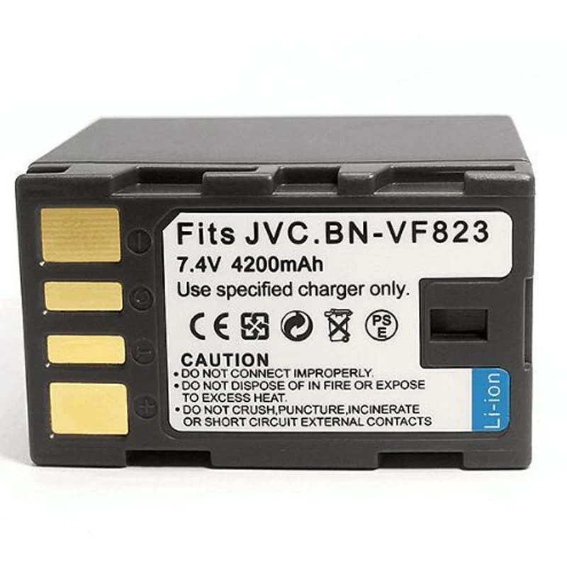 

Аккумулятор большой емкости VF823 BN-VF823 BN VF823U для JVC BN-VF808 GZ-MG130 GZ-MG132 GZ-MG134 GZ-MG135 GZ-MG148 GZ-HM200 GZ-MG131