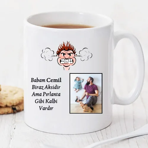 Angry father personalized mug Pi246