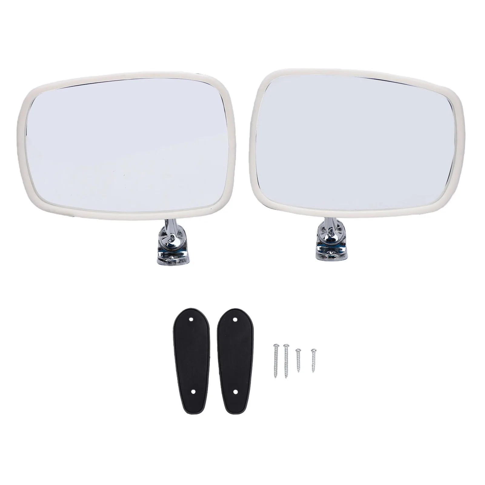 Espejo Retrovisor Lateral para Conductor y Pasajero AEM-23Q004-C2S, Repuesto para Peugeot 104 202 203 204 304 402 403 404 504