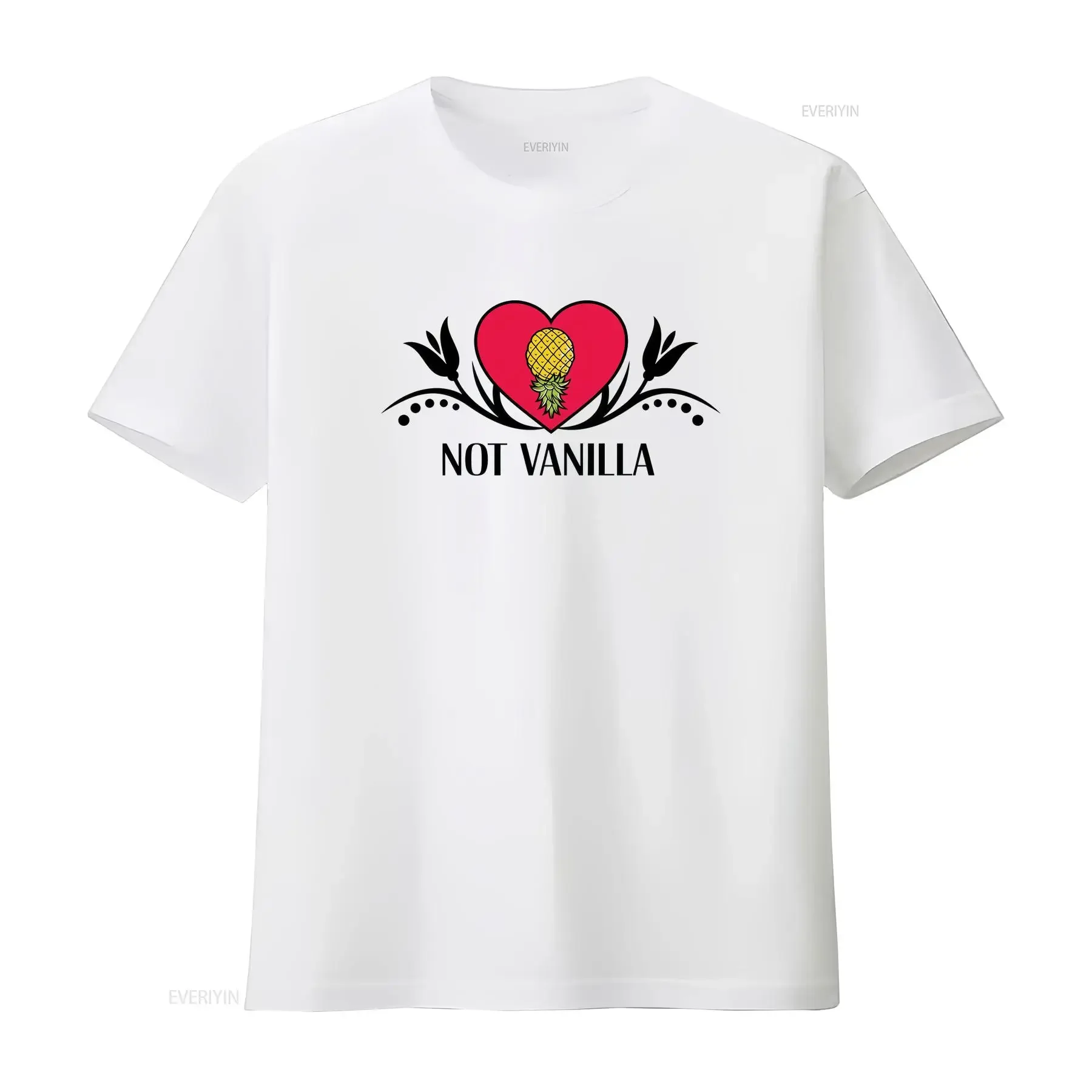 Not Vanilla Swinger T Shirt For Women Clothes Lifestyle Hotwife Please Read The Size Chart vintage Washed streetwear fashion