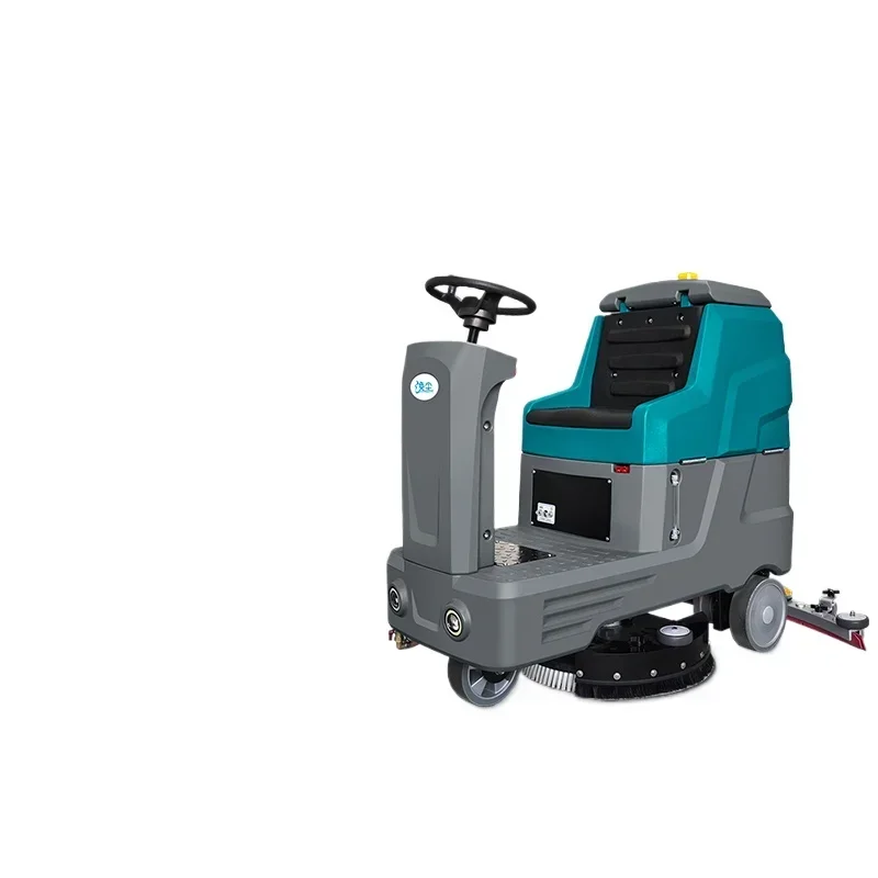 Commercial drive-in industrial factory suction and drag integrated washing machine for shopping mall warehouse workshop