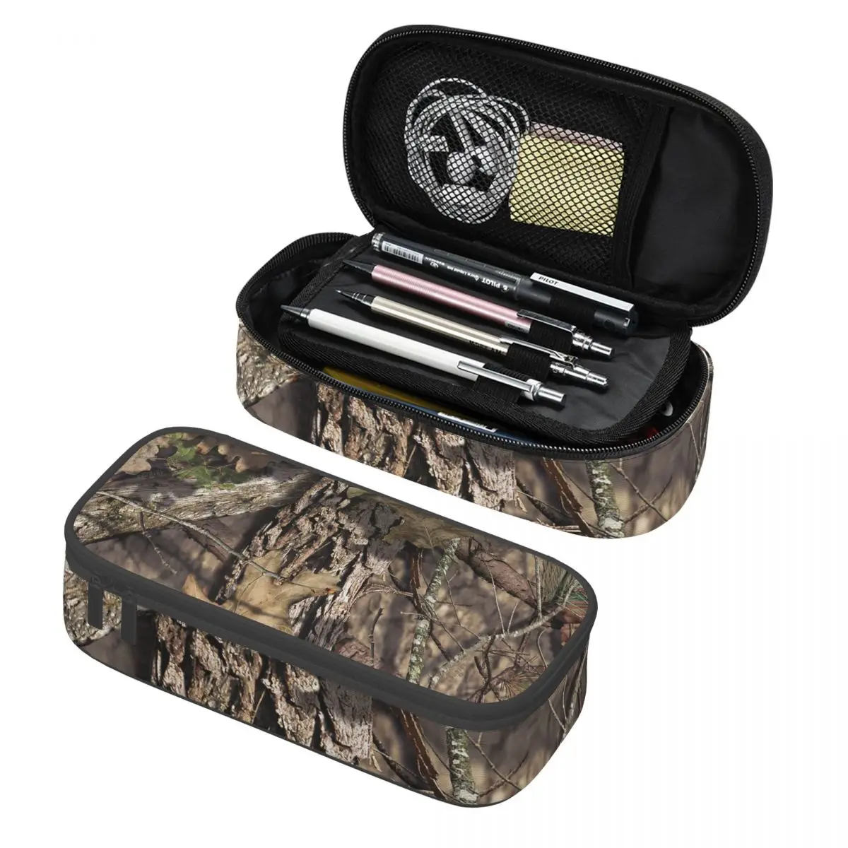

Real Tree Camouflage Camo Pattern Pencil Case Pencil Pouch Storage Stationery Supplies Big Capacity Pen Box Pencil Bag Students