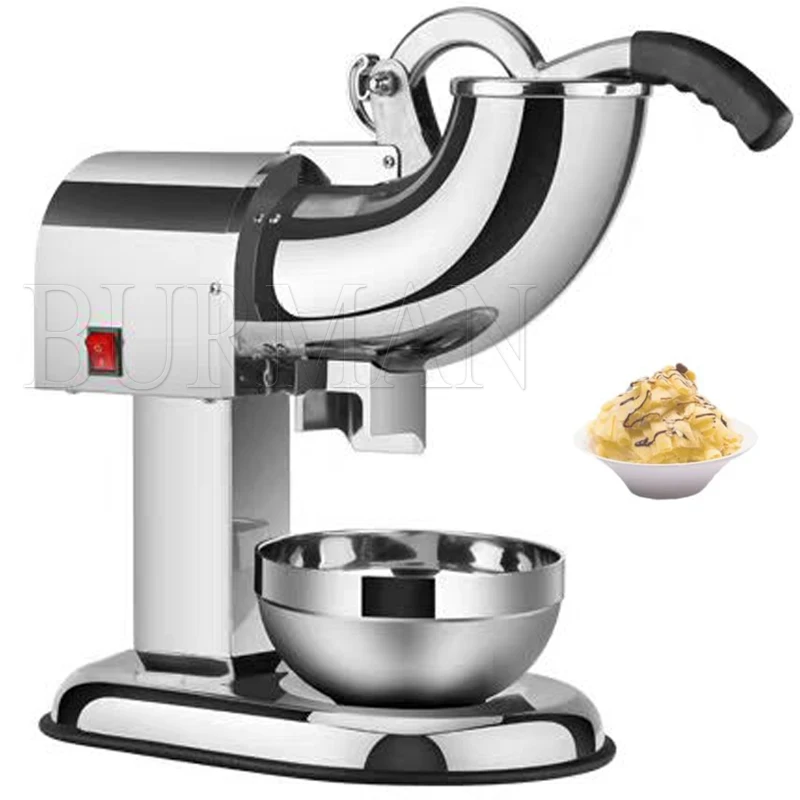 

Commercial 110v 220v Electric Ice Crusher Stainless Steel Ice Machine Automatic Sand Ice Machine