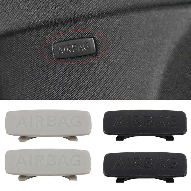 For VW Jetta A5 A6 MK5 Golf 5 6 7 GTI Passat B6 B7 CC Polo 1/2/4Pc A B C Pillar Airbag Emblem Cap 3C0853437C 1K8853437 5G0853437