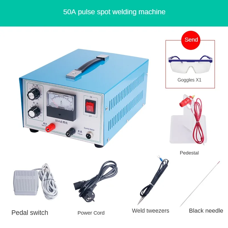 핸드 헬드 펄스 레이저 용접기, 골드 실버 보석 가공 도구, 풀 세트 포함, 80A, 50A, 20A, 110V, 220V