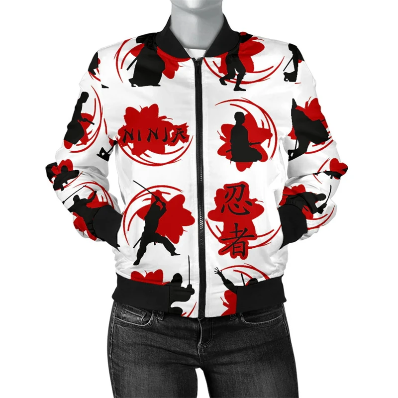 Chaqueta Bomber japonesa con estampado 3D para hombre, chaquetas con cremallera, ropa de calle para niños, envío directo, nueva moda