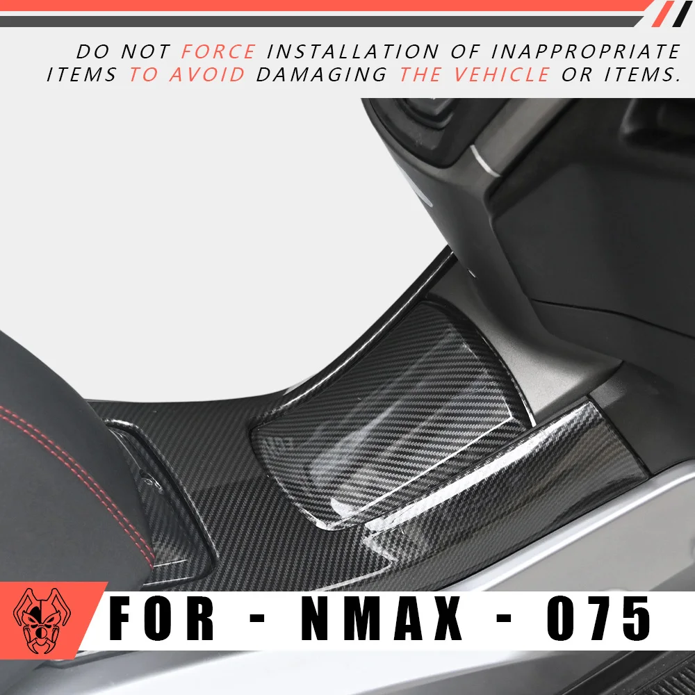 

For YAMAHA NMAX 2025 Fuel Tank Trim Side Cover Set Motorcycle Carbon Fiber Fuel Tank Side Guard Cover Accessories