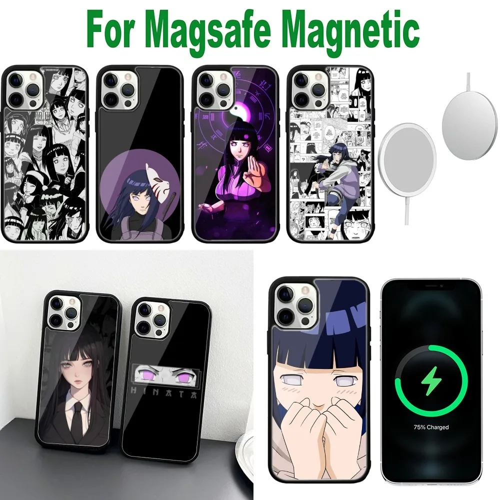 H-Hinata Anime H-Hyuga Phone Case For iPhone 16,15,14,13,12,11,Plus,Pro,Max,Mini Magsafe Magnetic Wireless Charging