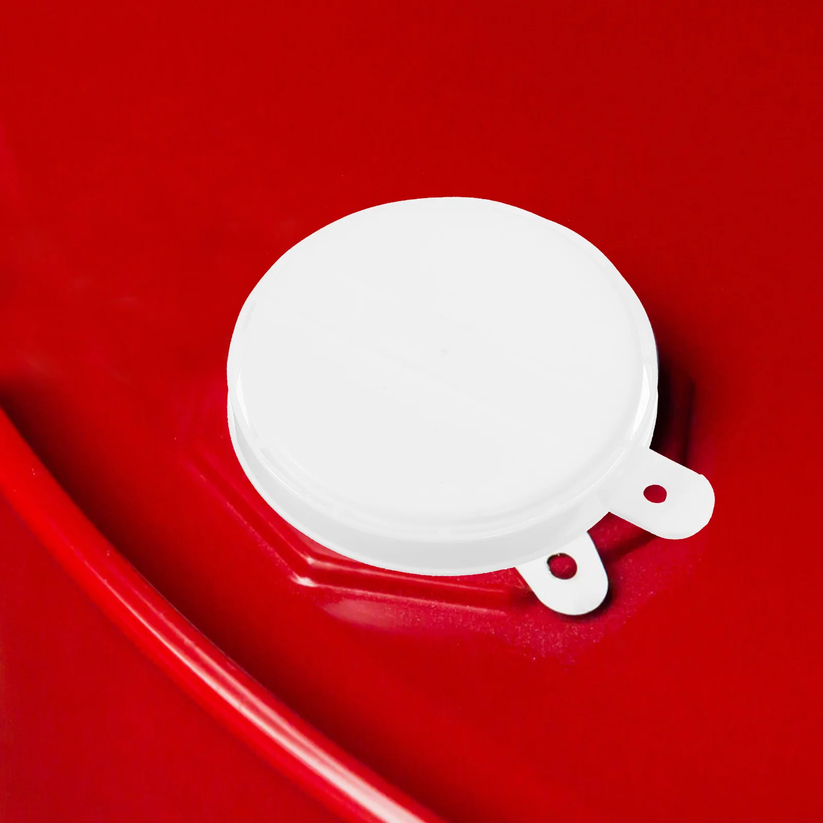 10 Sets 200L Oil Drum Cover Iron Sealing Caps Dustproof Anti Theft Plastic Lid Parts White Gallon Bung Tops Reusable