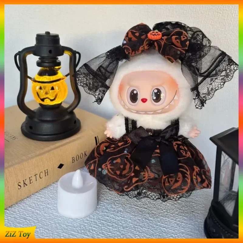 

Для 17 см куклы Лабу, платья на Хэллоуин, Labubu V1 V2 V3, одежда для кукол, красиво украшенные аксессуары для кукол, детская игрушка