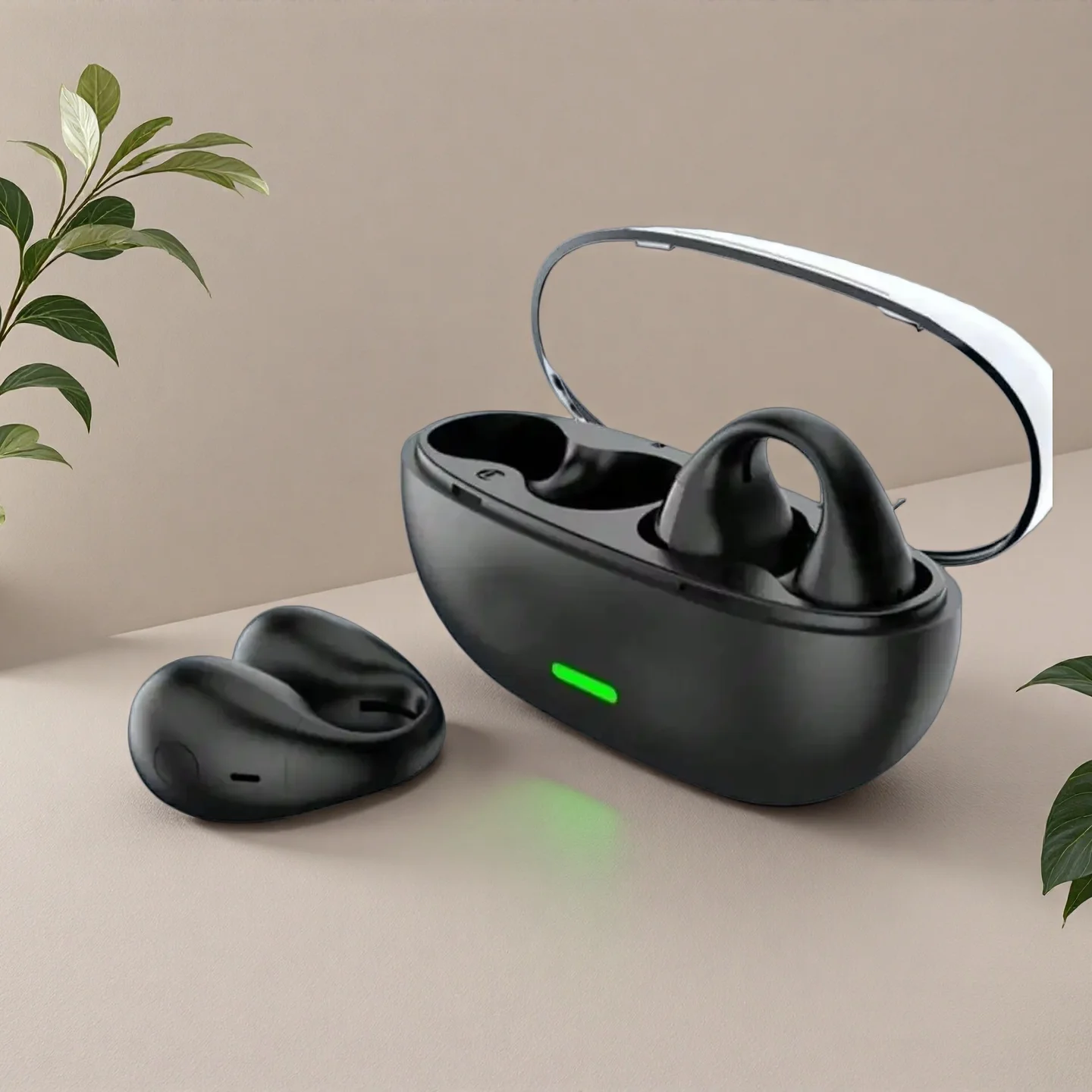 S22 TWS Touch Mini Earclip Earplug Berkualitas Tinggi Anti Keringat Audio HD Headphone Nirkabel Bluetooth