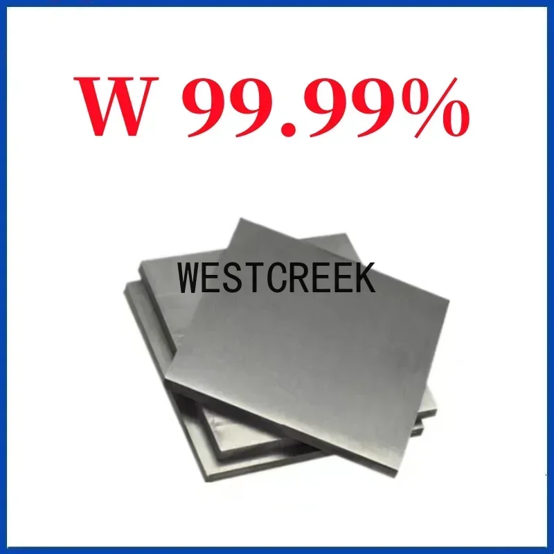 

WESTCREEK High Purity Tungsten Plate W99.99% Scientific Research Tool Metal Material 100mm*100mm Experimental Study