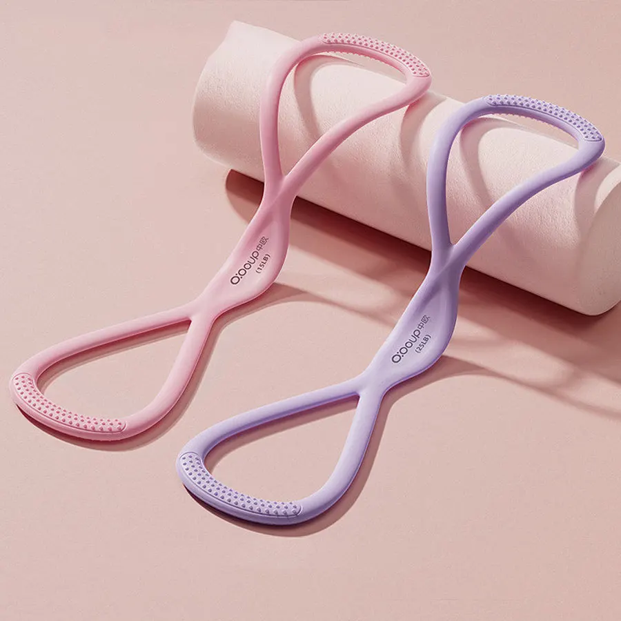 Yoga Stretch Resistance Band 1Pc Elastic Pull Rope Exercise Equipment For Arm Chest Shoulder Training