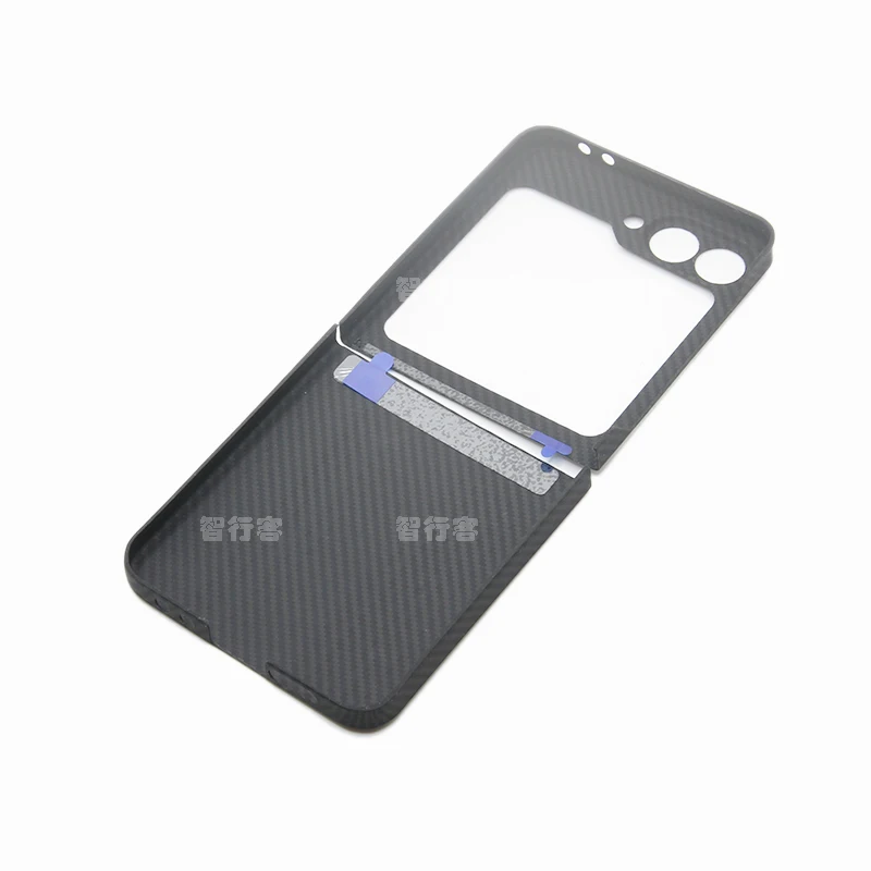 Imagem -06 - Zxke Carbon Fiber Phone Case Aramida Shell Protetora Capa para Samsung Galaxy z Flip6 W25flip Leve Fino de Alta Resistência