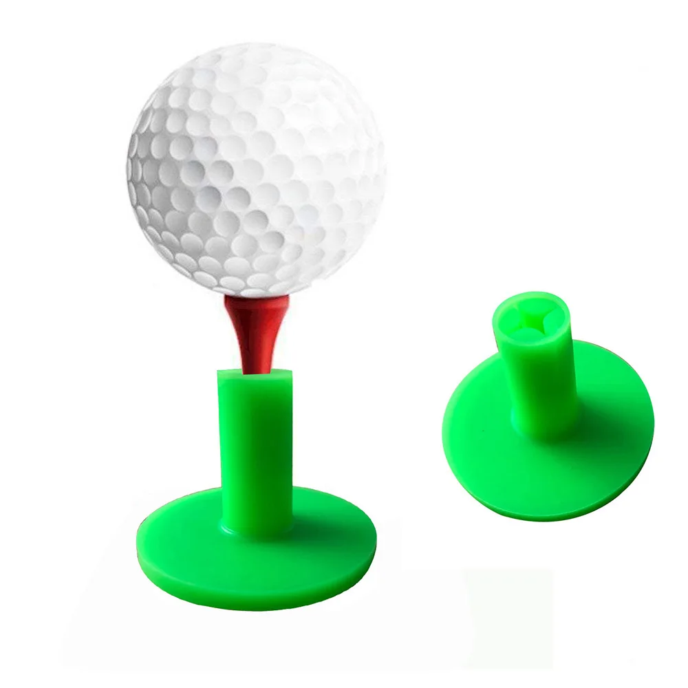 Crestgolf 내구성 고무 골프 티, 골프 공 홀더, 연습 고무 티, 골프 훈련 보조기구, 1.5 인치, 38mm, 1 개, 3 개