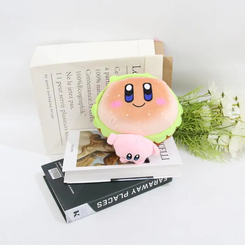 2024 Anime Kawaii Cute Kirby Plush Doll Hamburg Style Cotton Doll Decoration Ins Plush Anime Kid Toy Cartoon Collection For Gift