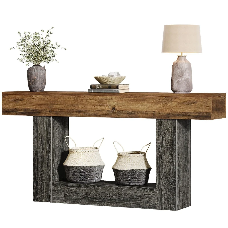 

American retro living room corridor storage solid wood entrance