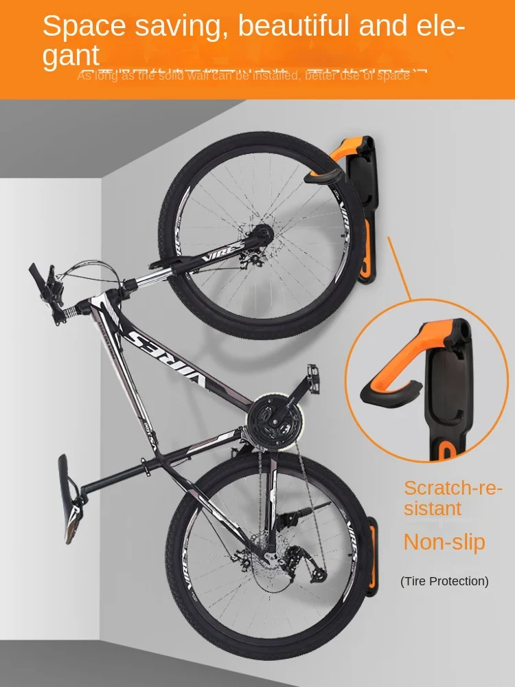 AliExpress 1PC Bicycle Wall Mount Rack Mtb Road Bike Storage Fixed Hanging Hook Bike Support Stand Bracket Holder Cycling Parking Buckle