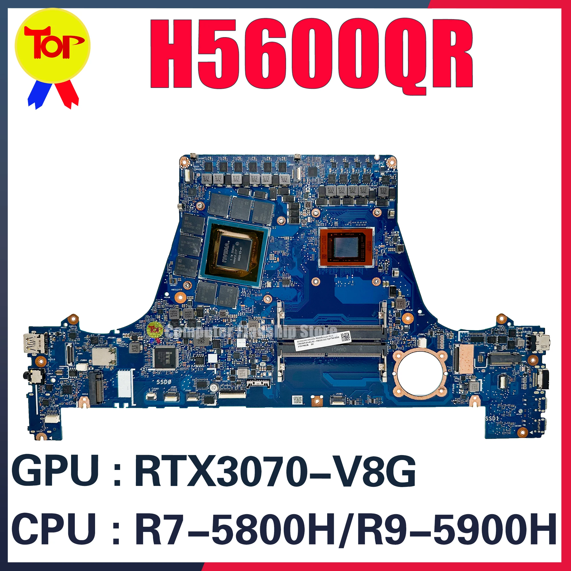 KEFU H5600Q Mainboard For ASUS H5600QM H5600QR HM5600QM HM5600QR JM5600QR JM5600QM Laptop Motherboard R5 R7 R9 RTX3060 RTX3070