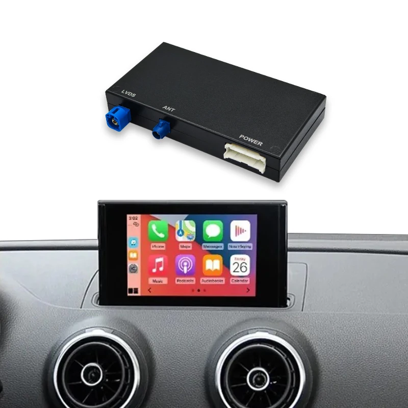 

STLFWireless Apples CarPlay Android Auto Original Screen Upgrade for Audis A1 A3 A4 A5 A6 A8 Q2 Q3 Q5 Q7 S4 S5 2013-1018