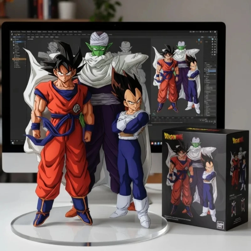 

Anime Dragon Ball Z 9 Styles Action Figures - Goku Gohan Krillin Yamcha Piccolo PVC Collectible Model Toys for Christmas Gifts