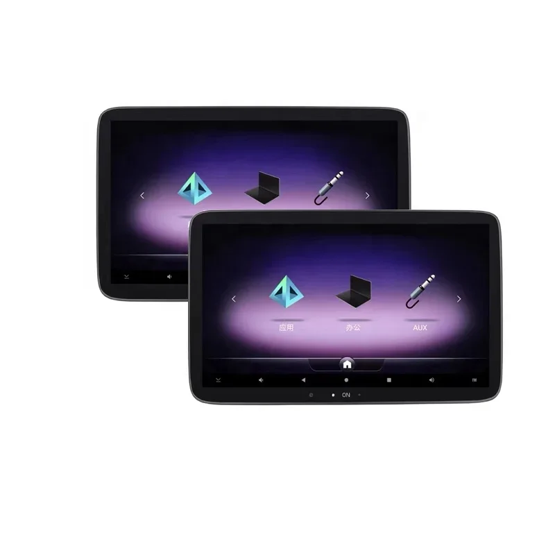 2024 Car Headrest Video Screen TV Monitor 13.3inch Universal for Mercedes Land Rover Jaguar Rear Entertainment