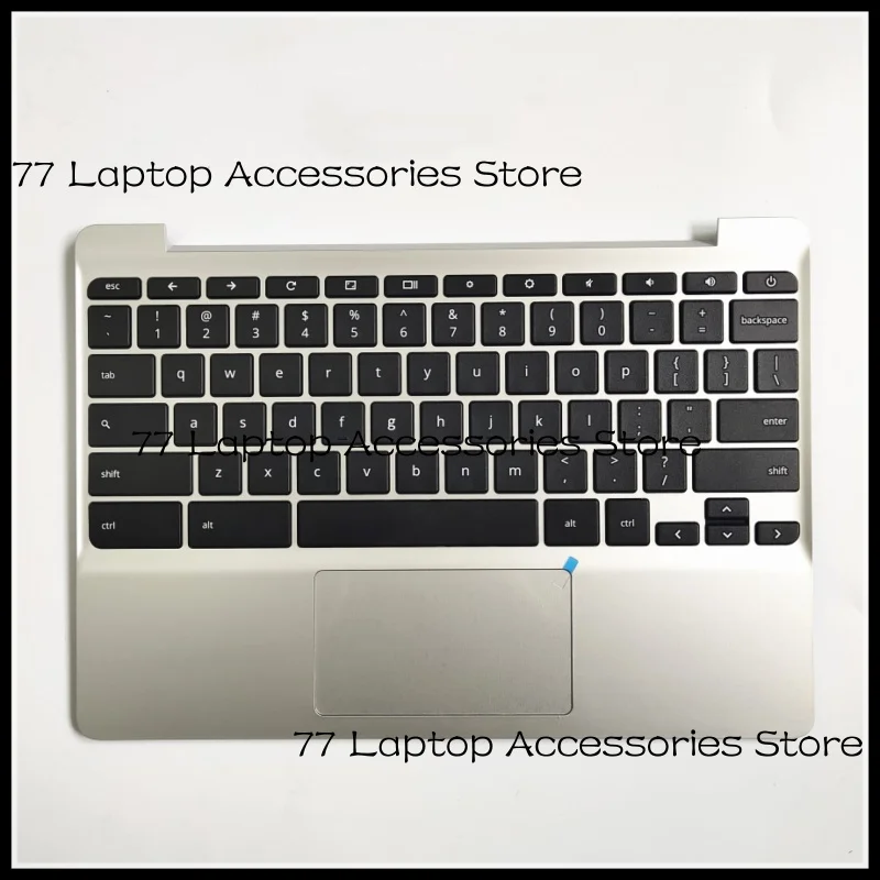 

NEW For HP Chromebook 11 G5 11-V UPPER CASE PALMREST Touchpad Keyboard