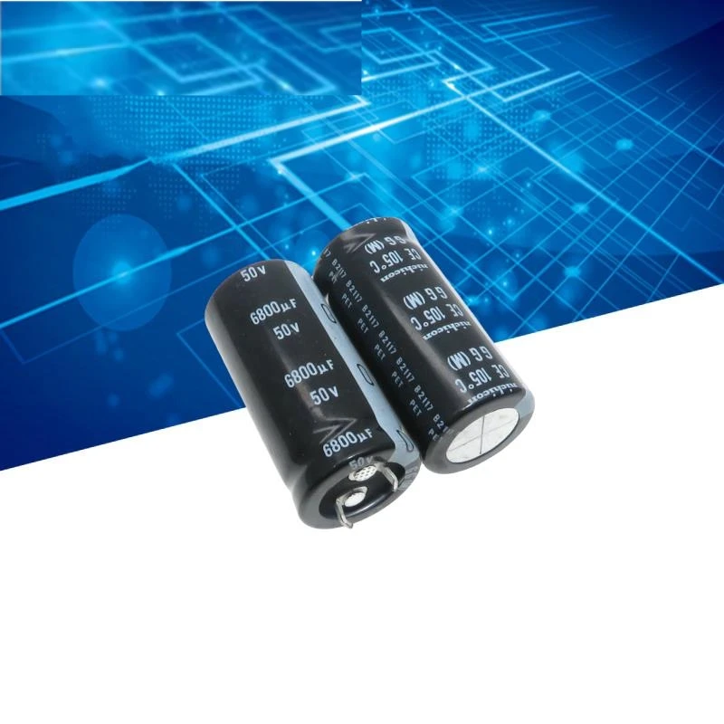 2PCS 6800UF 50V electrolytic capacitor 50V 6800UF 22X45 GG