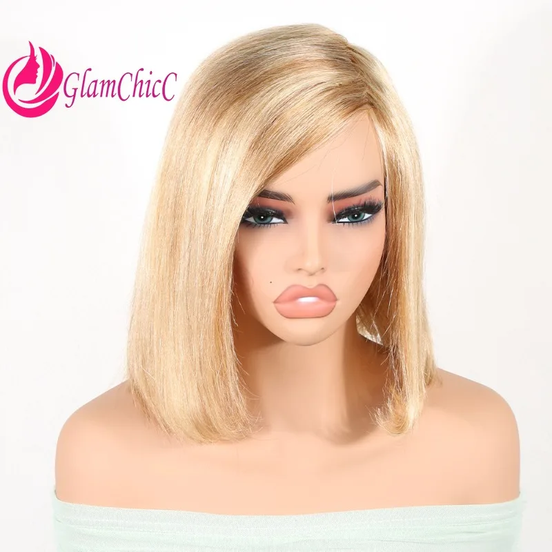 high-quality-ombre12p613-bob-straight-8inch-human-hair-full-machine-wig-with-bangs-brazilian-virgin-remy-180-density-for-women