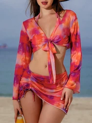 2026 Halter String Triangle 4 Pieces Bikini Women Sexy Swimwear Female Swimsuit Bathers Bathing Swimming Swim Suit Beachwear